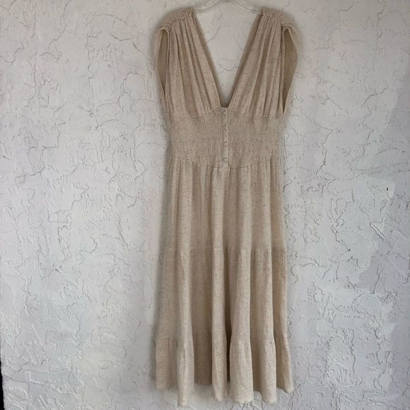 ASOS Beige Midi Dress - Picture 2 of 10